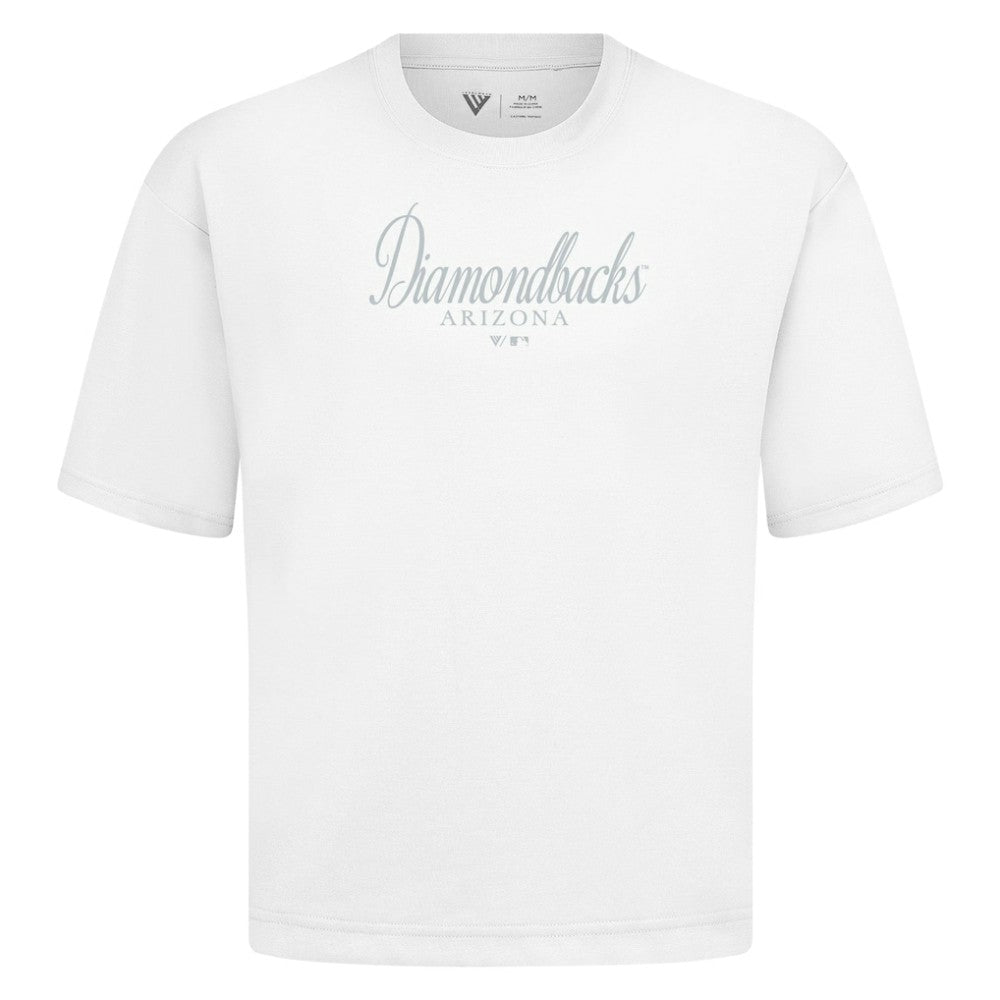 Arizona Diamondbacks Levelwear Ethereal Oversized Luxe Signature Knit T-Shirt - MLB