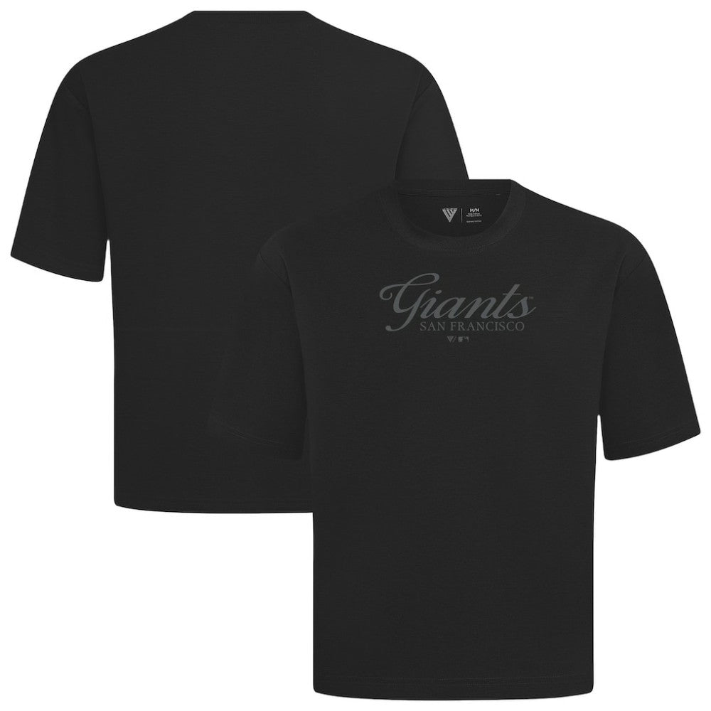 San Francisco Giants Levelwear Ethereal Oversized Luxe Signature Knit T-Shirt - MLB