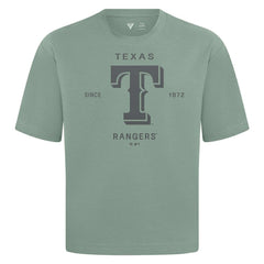 Texas Rangers Levelwear Crossway Oversized Luxe Signature Knit T-Shirt - MLB