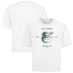 Baltimore Orioles Levelwear Crossway Oversized Luxe Signature Knit T-Shirt - MLB