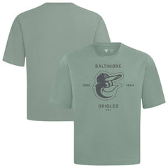 Baltimore Orioles Levelwear Crossway Oversized Luxe Signature Knit T-Shirt - MLB