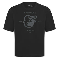 Baltimore Orioles Levelwear Crossway Oversized Luxe Signature Knit T-Shirt - MLB