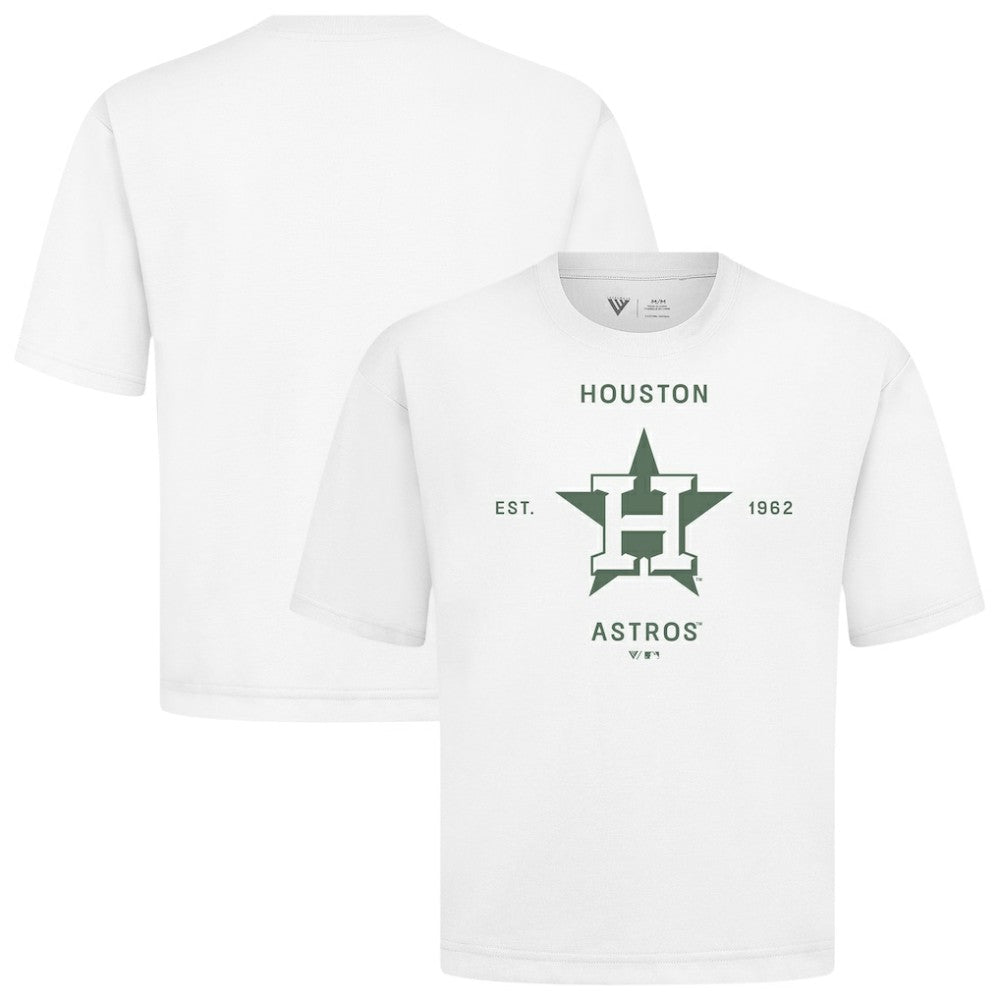 Houston Astros Levelwear Crossway Oversized Luxe Signature Knit T-Shirt - MLB