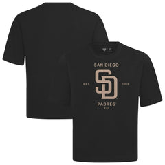 San Diego Padres Levelwear Crossway Oversized Luxe Signature Knit T-Shirt - MLB