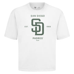 San Diego Padres Levelwear Crossway Oversized Luxe Signature Knit T-Shirt - MLB
