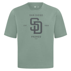 San Diego Padres Levelwear Crossway Oversized Luxe Signature Knit T-Shirt - MLB