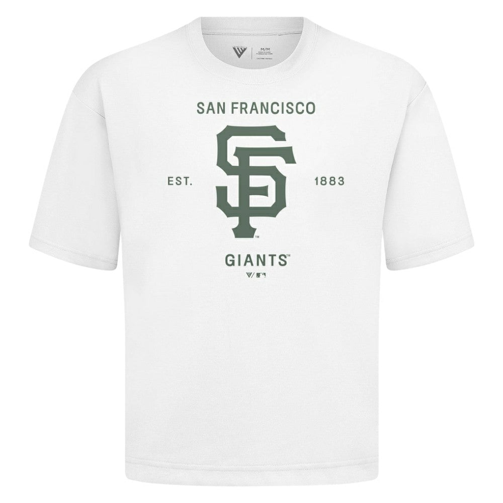 San Francisco Giants Levelwear Crossway Oversized Luxe Signature Knit T-Shirt - MLB