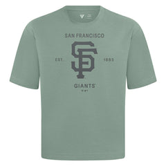San Francisco Giants Levelwear Crossway Oversized Luxe Signature Knit T-Shirt - MLB