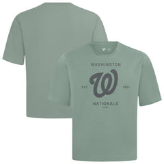 Washington Nationals Levelwear Crossway Oversized Luxe Signature Knit T-Shirt - MLB