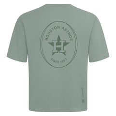 Houston Astros Levelwear Signet Oversized Luxe Signature Knit T-Shirt - MLB
