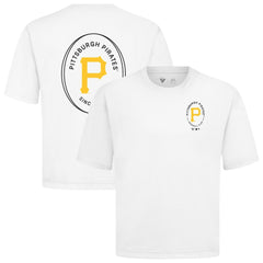 Pittsburgh Pirates Levelwear Signet Oversized Luxe Signature Knit T-Shirt - MLB