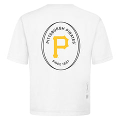 Pittsburgh Pirates Levelwear Signet Oversized Luxe Signature Knit T-Shirt - MLB