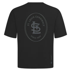 St. Louis Cardinals Levelwear Signet Oversized Luxe Signature Knit T-Shirt - MLB