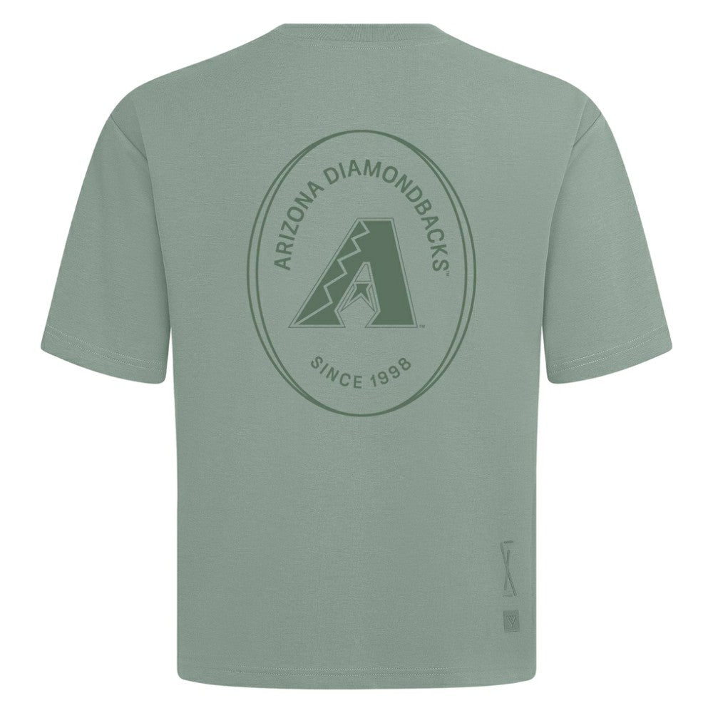 Arizona Diamondbacks Levelwear Signet Oversized Luxe Signature Knit T-Shirt - MLB
