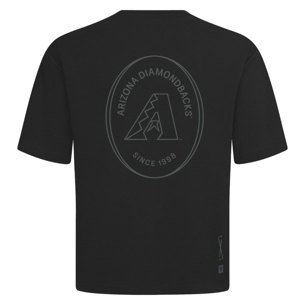Arizona Diamondbacks Levelwear Signet Oversized Luxe Signature Knit T-Shirt - MLB