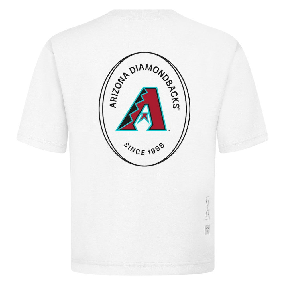 Arizona Diamondbacks Levelwear Signet Oversized Luxe Signature Knit T-Shirt - MLB