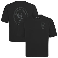 Colorado Rockies Levelwear Signet Oversized Luxe Signature Knit T-Shirt - MLB