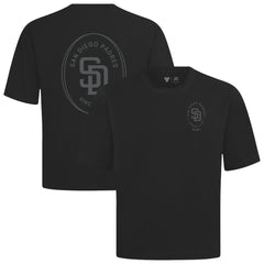 San Diego Padres Levelwear Signet Oversized Luxe Signature Knit T-Shirt - MLB