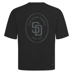 San Diego Padres Levelwear Signet Oversized Luxe Signature Knit T-Shirt - MLB