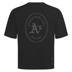 Athletics Levelwear Signet Oversized Luxe Signature Knit T-Shirt - MLB