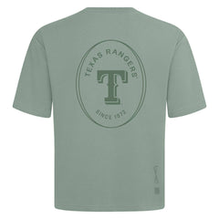Texas Rangers Levelwear Signet Oversized Luxe Signature Knit T-Shirt - MLB