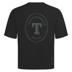 Texas Rangers Levelwear Signet Oversized Luxe Signature Knit T-Shirt - MLB