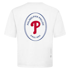 Philadelphia Phillies Levelwear Signet Oversized Luxe Signature Knit T-Shirt - MLB