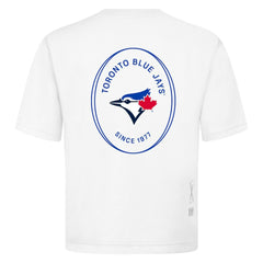 Toronto Blue Jays Levelwear Signet Oversized Luxe Signature Knit T-Shirt - MLB