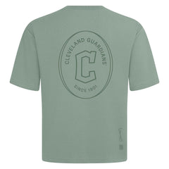 Cleveland Guardians Levelwear Signet Oversized Luxe Signature Knit T-Shirt - MLB