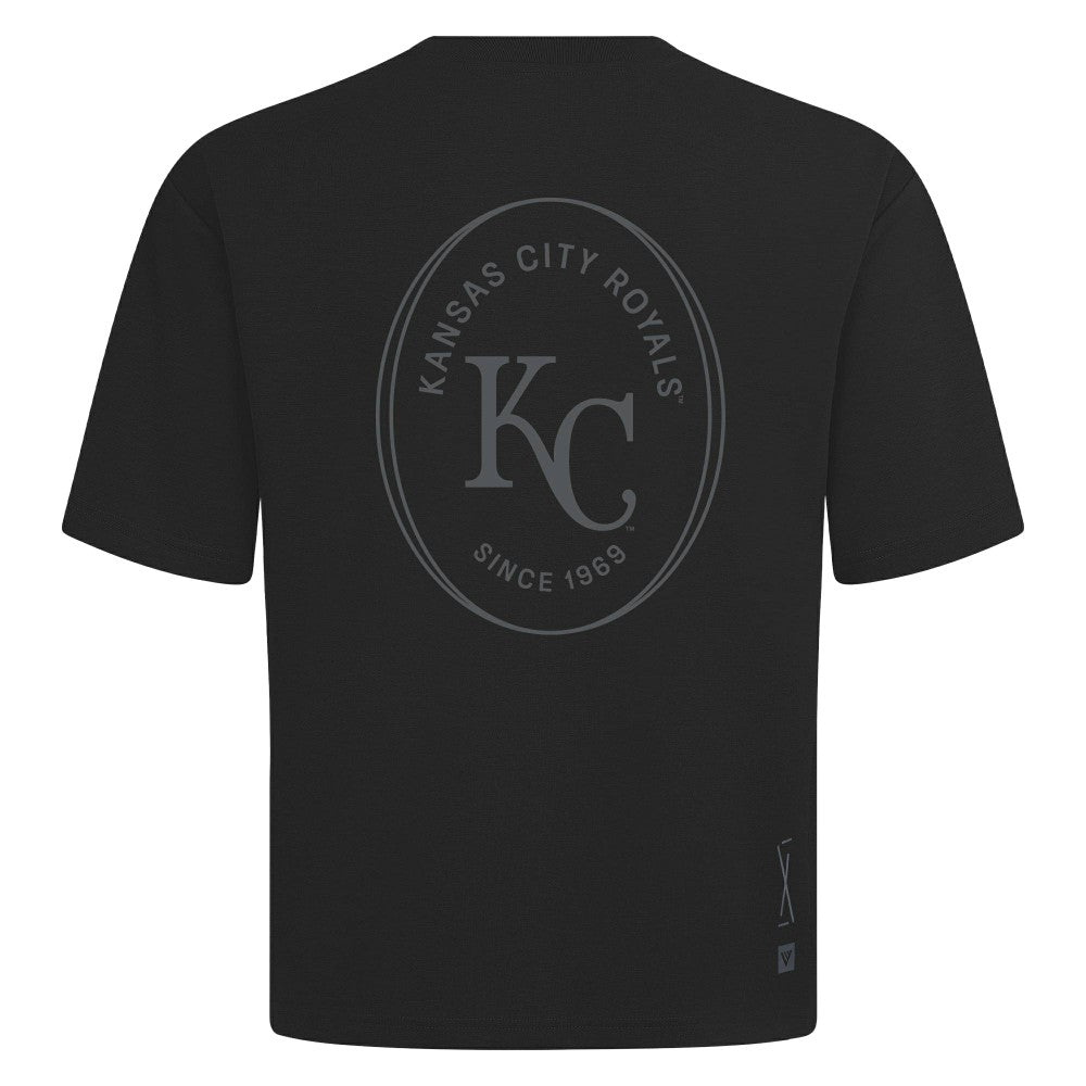 Kansas City Royals Levelwear Signet Oversized Luxe Signature Knit T-Shirt - MLB