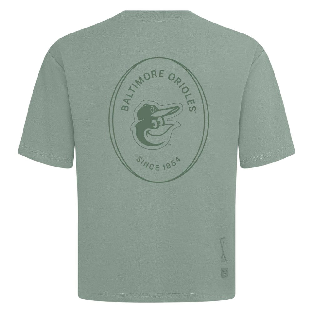 Baltimore Orioles Levelwear Signet Oversized Luxe Signature Knit T-Shirt - MLB