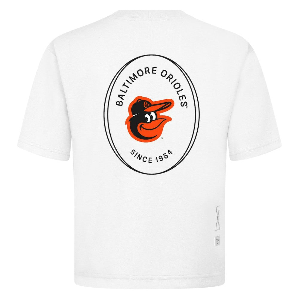 Baltimore Orioles Levelwear Signet Oversized Luxe Signature Knit T-Shirt - MLB