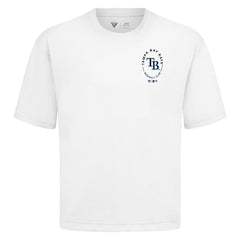 Tampa Bay Rays Levelwear Signet Oversized Luxe Signature Knit T-Shirt - MLB
