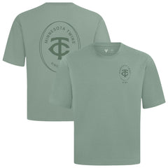 Minnesota Twins Levelwear Register Oversized Luxe Signature Knit T-Shirt - MLB