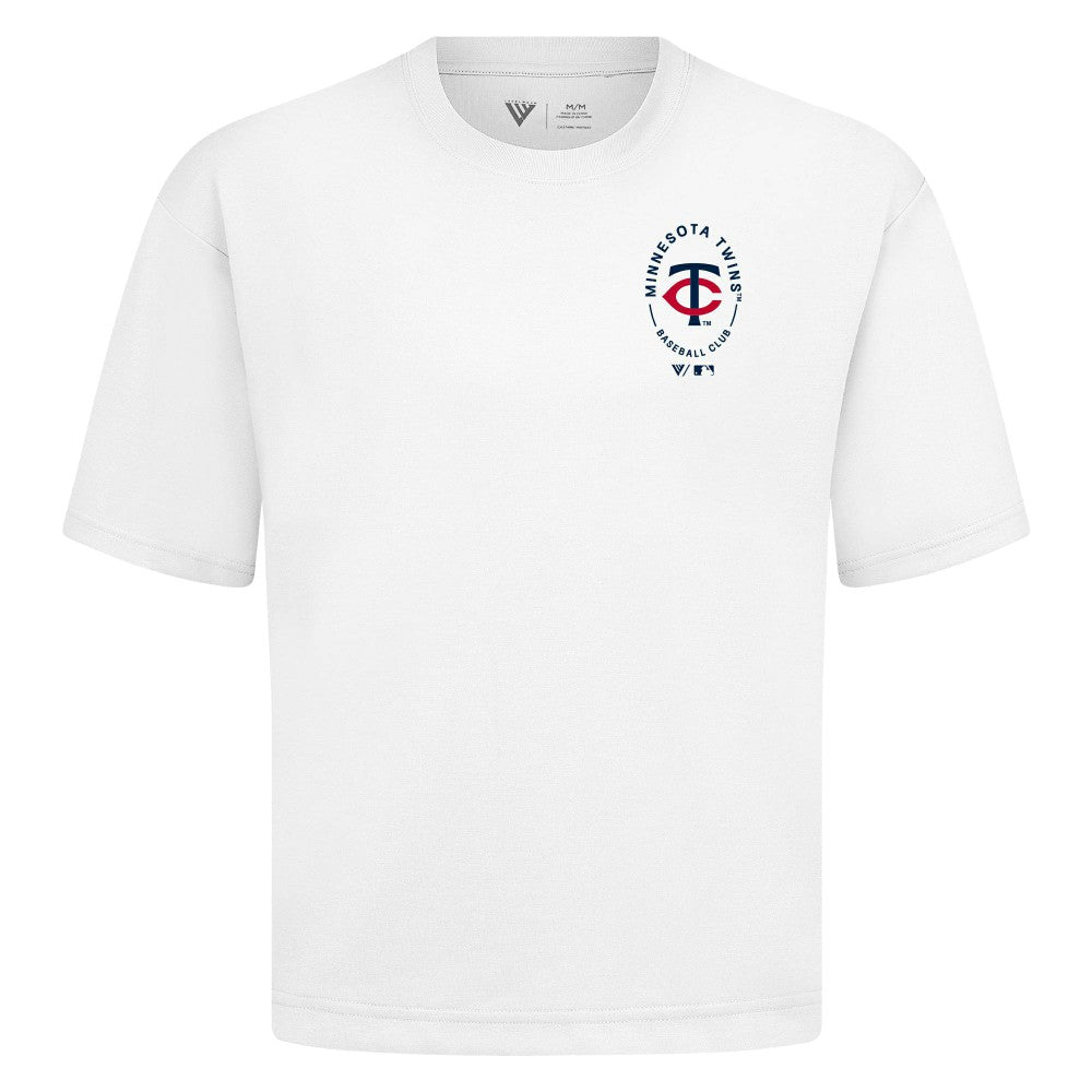 Minnesota Twins Levelwear Register Oversized Luxe Signature Knit T-Shirt - MLB