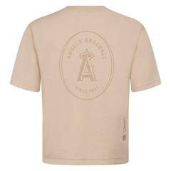 Los Angeles Angels Levelwear Register Oversized Luxe Signature Knit T-Shirt - MLB
