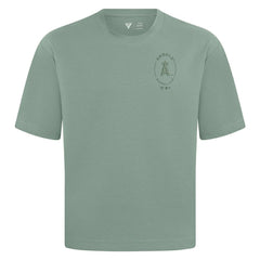 Los Angeles Angels Levelwear Register Oversized Luxe Signature Knit T-Shirt - MLB