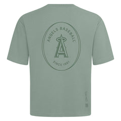 Los Angeles Angels Levelwear Register Oversized Luxe Signature Knit T-Shirt - MLB
