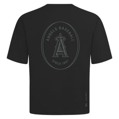 Los Angeles Angels Levelwear Register Oversized Luxe Signature Knit T-Shirt - MLB