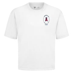 Los Angeles Angels Levelwear Register Oversized Luxe Signature Knit T-Shirt - MLB