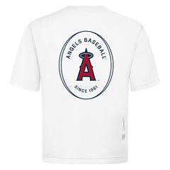 Los Angeles Angels Levelwear Register Oversized Luxe Signature Knit T-Shirt - MLB