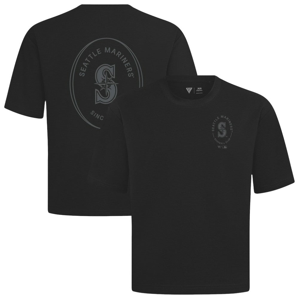 Seattle Mariners Levelwear Register Oversized Luxe Signature Knit T-Shirt - MLB