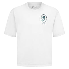 Seattle Mariners Levelwear Register Oversized Luxe Signature Knit T-Shirt - MLB