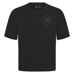 Atlanta Braves Levelwear Register Oversized Luxe Signature Knit T-Shirt - MLB