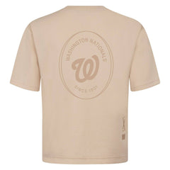 Washington Nationals Levelwear Register Oversized Luxe Signature Knit T-Shirt - MLB