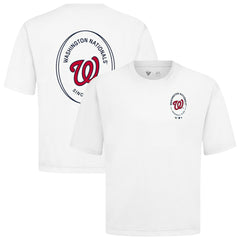 Washington Nationals Levelwear Register Oversized Luxe Signature Knit T-Shirt - MLB
