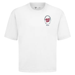 Washington Nationals Levelwear Register Oversized Luxe Signature Knit T-Shirt - MLB