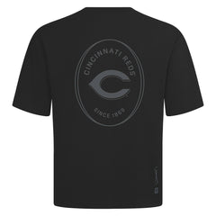 Cincinnati Reds Levelwear Register Oversized Luxe Signature Knit T-Shirt - MLB