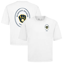 Milwaukee Brewers Levelwear Register Oversized Luxe Signature Knit T-Shirt - MLB