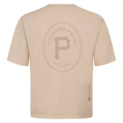 Pittsburgh Pirates Levelwear Register Oversized Luxe Signature Knit T-Shirt - MLB